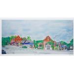 Waban Square limited edition artwork by Jerry Cohen | Frame It Waban Gallery